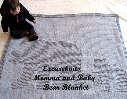 Mamma And Baby Bear Blanket