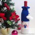 152 Santa bottle covers for wine and champagne