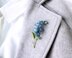 Forget me not brooch