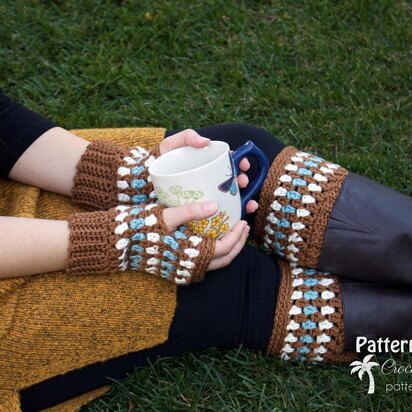 Diamonds and Gems Fingerless Gloves & Boot Cuffs