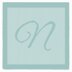 Very Easy Knitting Pattern - Letter N Stroller blanket