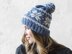 Knit Frozen Snowflakes Beanie