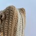 Custard Cream Crochet Cushion