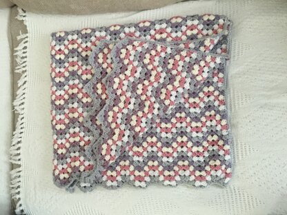 Granny Goes Ripple Blanket