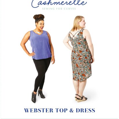 Cashmerette Webster Top & Dress 2103 - Paper Pattern, Size 12 - 28