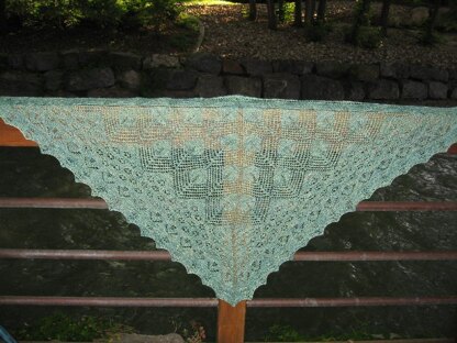 Garden Trellis, Shawl