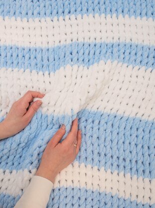 Wave Blanket Pattern