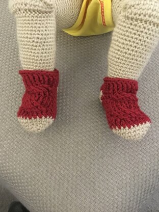 Big Bold Cabled Slipper Socks & Footies (Baby)