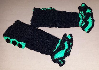 Lil witchy arm warmers