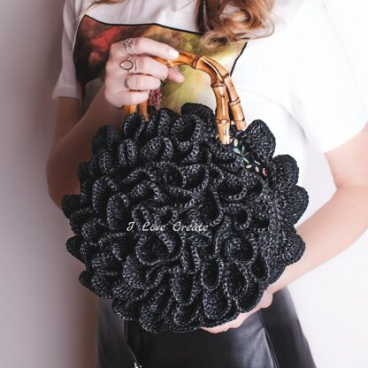 Peony Leather Small Ivy Tote Bag | Designer Handbags