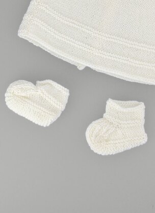 Babies Slippers in Bergere de France Calinou - 60437-2B - Downloadable PDF