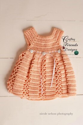 Ribbon & Lace Infant Dress eBook