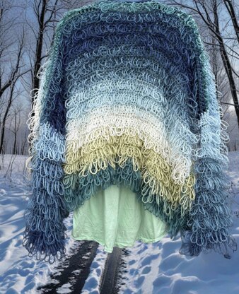 Shaggy Crochet Cardigan