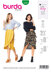 Burda Style Misses' Wrap Skirt with Waistband and Tie Bands B6200 - Paper Pattern, Size 8-18