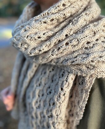 Sandstone Serenity Shawl