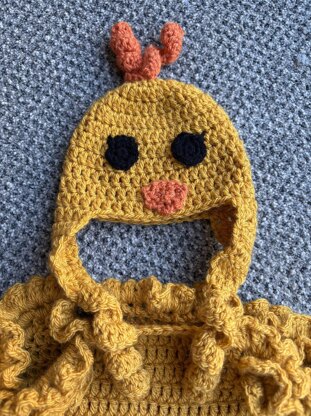 Crochet Baby Easter Chick Suit