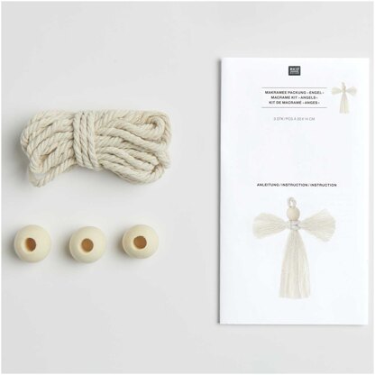 Rico Angels Macramé Kit - 15 x 13cm