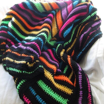 Neon Stripe Blanket