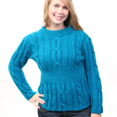 Twists & Turns Pullover in Caledon Hills Worsted Wool