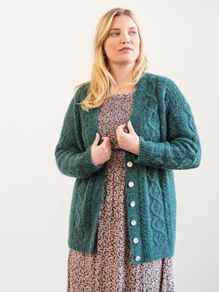 Pawlet Cardigan in Berroco Mochi - Downloadable PDF