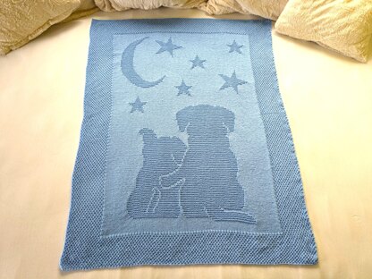 Baby blanket "Dream Night II"