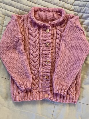 Amalia’s winter cardigan