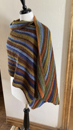 Beginner Crochet Poncho Wrap Pattern