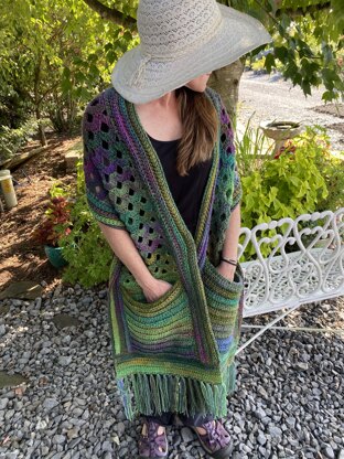 Cascade Pocket Shawl