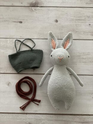 Barnaby the Bunny Rabbit Crochet Amigurumi