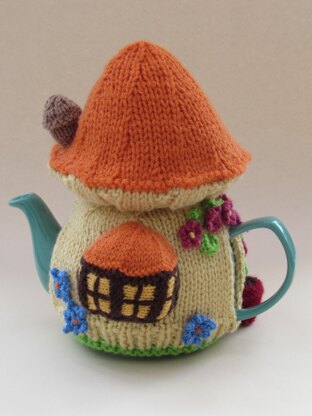 Toadstool Fairy House Tea Cosy