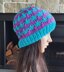 May - Chunky, striped, slip stitch beanie