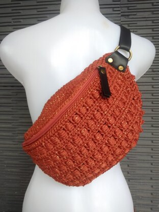 Candy Block Puffy Small Hip Bag