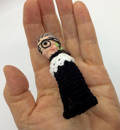 Ruth bader ginsburg crochet doll pattern online