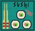 Sushi Vibes Overlay Mosaic Square