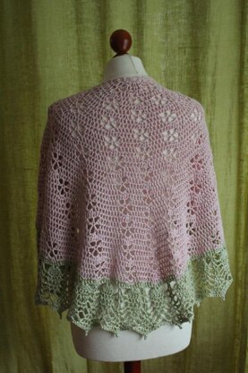 Flowering Almond Shawl