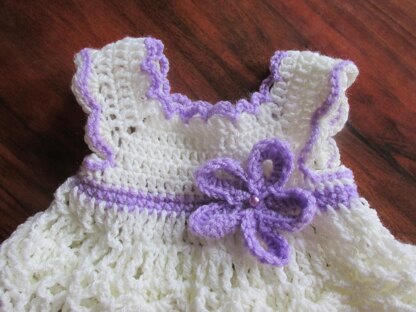 Purple baby dress