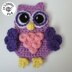 Owl Applique/Embellishment Crochet pattern* including free base square pattern