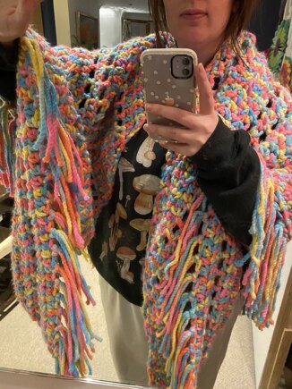 My Technicolour Shawl #4