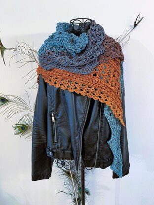 Triangular Scarf "Rhoxane"