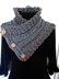 752-HECTANOOGA Side Buttoned Knit Scarf Cowl