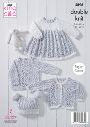 Baby Set in King Cole DK - 4896 - Downloadable PDF