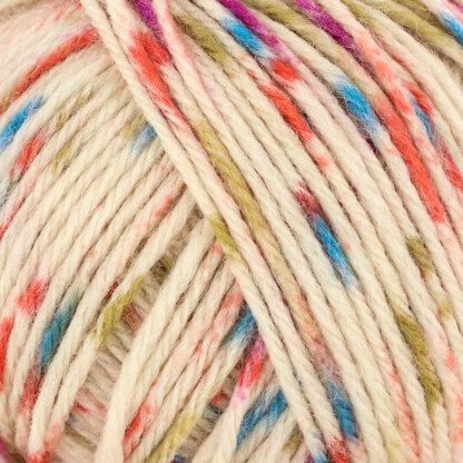 Baby Merino print Rico Design 016 (multicolor) 25 GR 100 M - Laine layette  certifiée OEKO-TEX