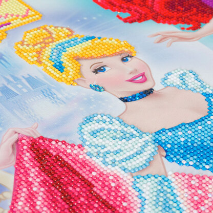 Crystal Art Disney Princess Medley, 90x65cm Diamond Painting Kit