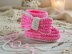 Crochet Baby Booties Pattern | Easy Converse Style Shoes PDF + Video Tutorial | Handmade Newborn Gift