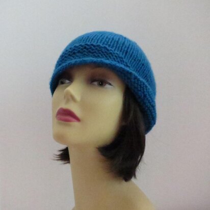Leona Vintage Flapper Hat - knitting pattern