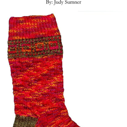 Fire Flower Sock in Lorna's Laces Shepherd Sock