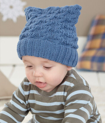 Cardigans and T-Bag Hat in Sirdar Snuggly Baby Bamboo DK - 4467 - Downloadable PDF