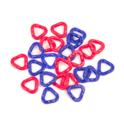 Clover Small Stitch Markers Triangle