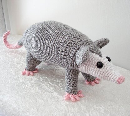 Opossum Amigurumi Crochet Pattern