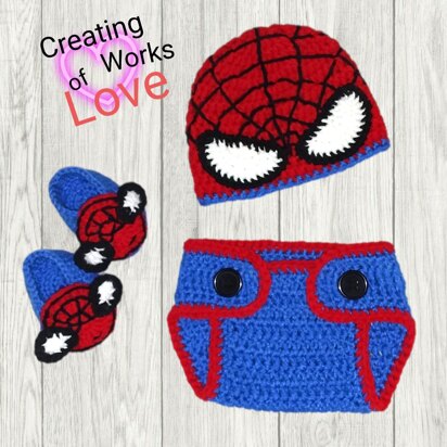 Comic Baby Diaper Cover Set